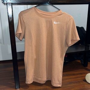 Nike dri-fit tee cute subtle orange color